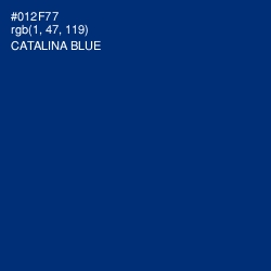 #012F77 - Catalina Blue Color Image