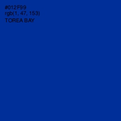 #012F99 - Torea Bay Color Image