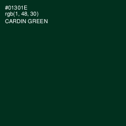 #01301E - Cardin Green Color Image