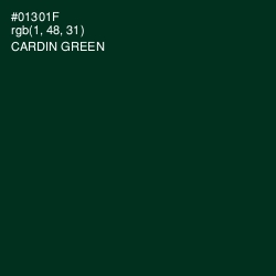 #01301F - Cardin Green Color Image