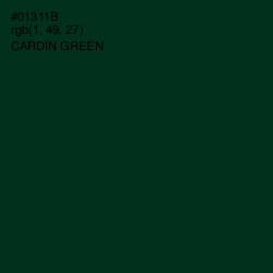 #01311B - Cardin Green Color Image