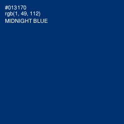 #013170 - Midnight Blue Color Image