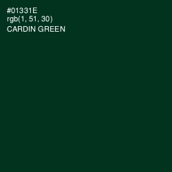 #01331E - Cardin Green Color Image