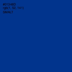 #01348D - Smalt Color Image