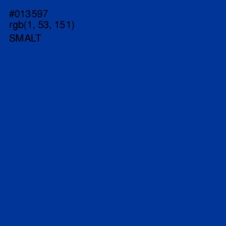 #013597 - Smalt Color Image