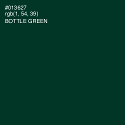 #013627 - Bottle Green Color Image