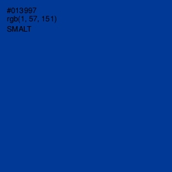 #013997 - Smalt Color Image