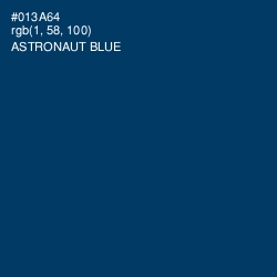 #013A64 - Astronaut Blue Color Image