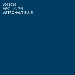 #013C63 - Astronaut Blue Color Image