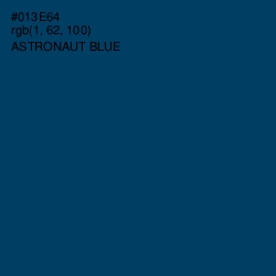 #013E64 - Astronaut Blue Color Image