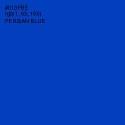 #013FBE - Persian Blue Color Image