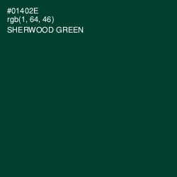 #01402E - Sherwood Green Color Image