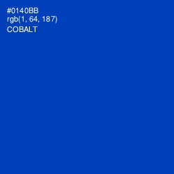 #0140BB - Cobalt Color Image