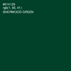 #014129 - Sherwood Green Color Image