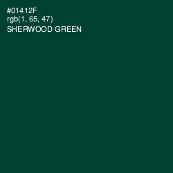 #01412F - Sherwood Green Color Image