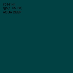 #014144 - Aqua Deep Color Image