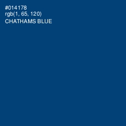 #014178 - Chathams Blue Color Image