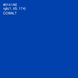 #0141AE - Cobalt Color Image