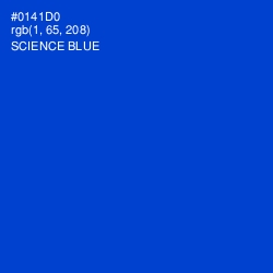 #0141D0 - Science Blue Color Image