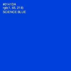 #0141DA - Science Blue Color Image