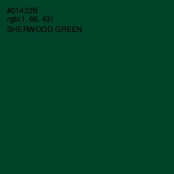 #01422B - Sherwood Green Color Image