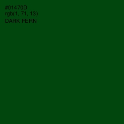 #01470D - Dark Fern Color Image