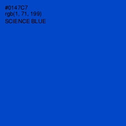 #0147C7 - Science Blue Color Image