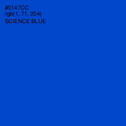 #0147CC - Science Blue Color Image