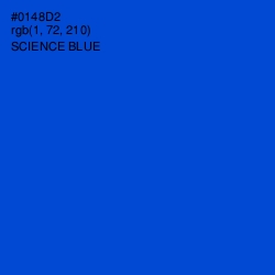 #0148D2 - Science Blue Color Image