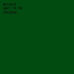 #014A10 - Crusoe Color Image