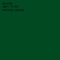 #014A21 - Kaitoke Green Color Image