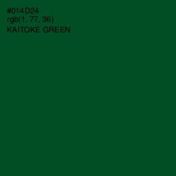 #014D24 - Kaitoke Green Color Image