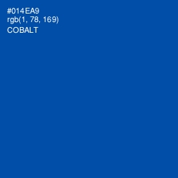 #014EA9 - Cobalt Color Image