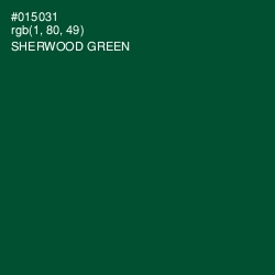 #015031 - Sherwood Green Color Image