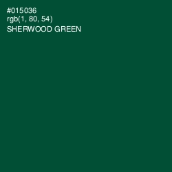 #015036 - Sherwood Green Color Image