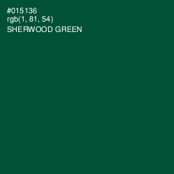 #015136 - Sherwood Green Color Image