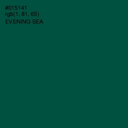 #015141 - Evening Sea Color Image