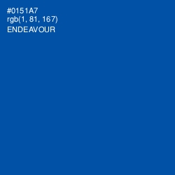 #0151A7 - Endeavour Color Image