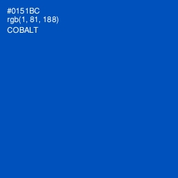 #0151BC - Cobalt Color Image