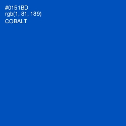 #0151BD - Cobalt Color Image