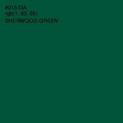 #01533A - Sherwood Green Color Image