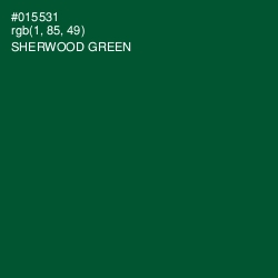 #015531 - Sherwood Green Color Image