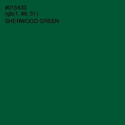 #015633 - Sherwood Green Color Image