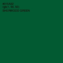 #015A32 - Sherwood Green Color Image