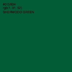 #015B34 - Sherwood Green Color Image