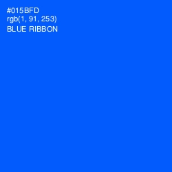 #015BFD - Blue Ribbon Color Image