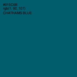 #015C6B - Chathams Blue Color Image