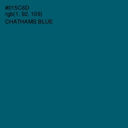 #015C6D - Chathams Blue Color Image