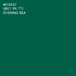 #015E47 - Evening Sea Color Image