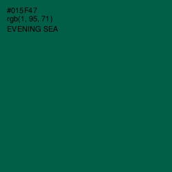 #015F47 - Evening Sea Color Image